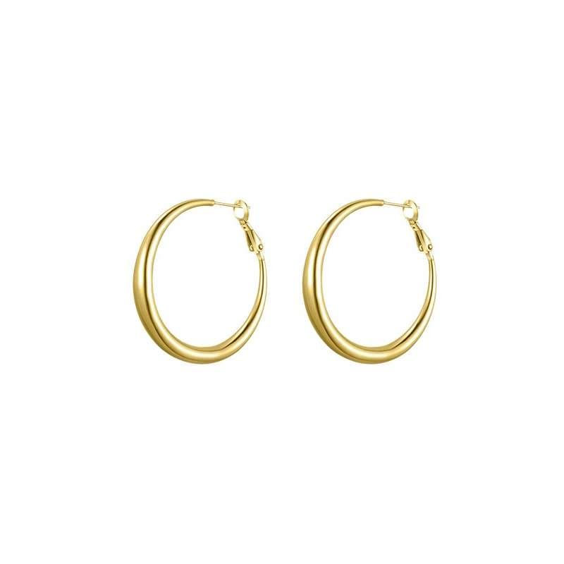 フープ ピアス 洗練シンプルフープピアス