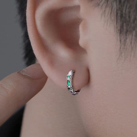 フープ ピアス フープ ピアス 宝石輝く薫り立つ純銀の耳輪