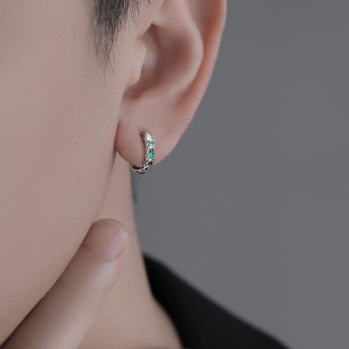 フープ ピアス フープ ピアス 宝石輝く薫り立つ純銀の耳輪