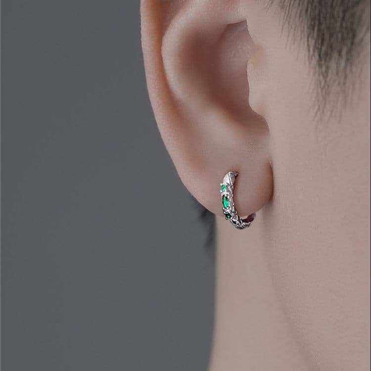 フープ ピアス フープ ピアス 宝石輝く薫り立つ純銀の耳輪