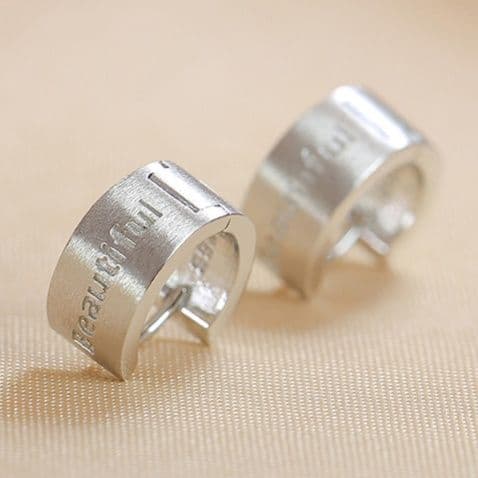 フープ ピアス フープ ピアス シンプル輝きフープ シルバーピアス