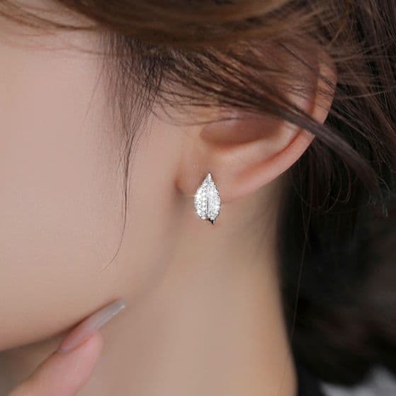 フープ ピアス フープ ピアス 葉姿輝きフープピアス