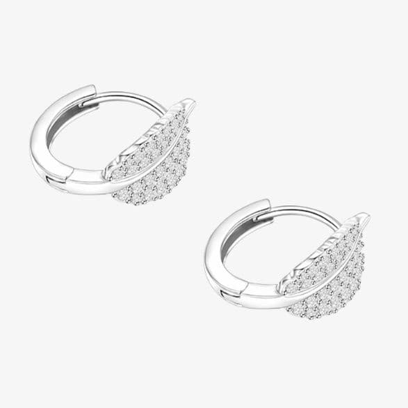 フープ ピアス フープ ピアス 葉姿輝きフープピアス