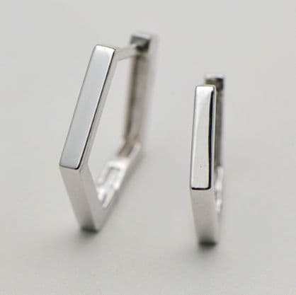フープ ピアス 細身スティック フープ ピアス