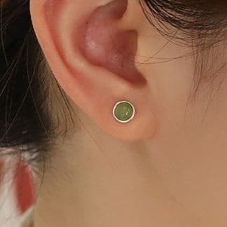フープ ピアス フープ ピアス 天然石留め極小輝きピアス