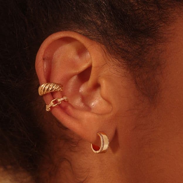 フープ ピアス フープ ピアス 煌めき輝石 小粒フープ