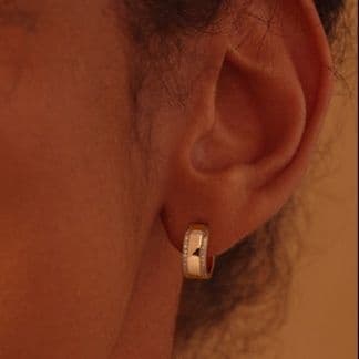 フープ ピアス フープ ピアス 煌めき輝石 小粒フープ