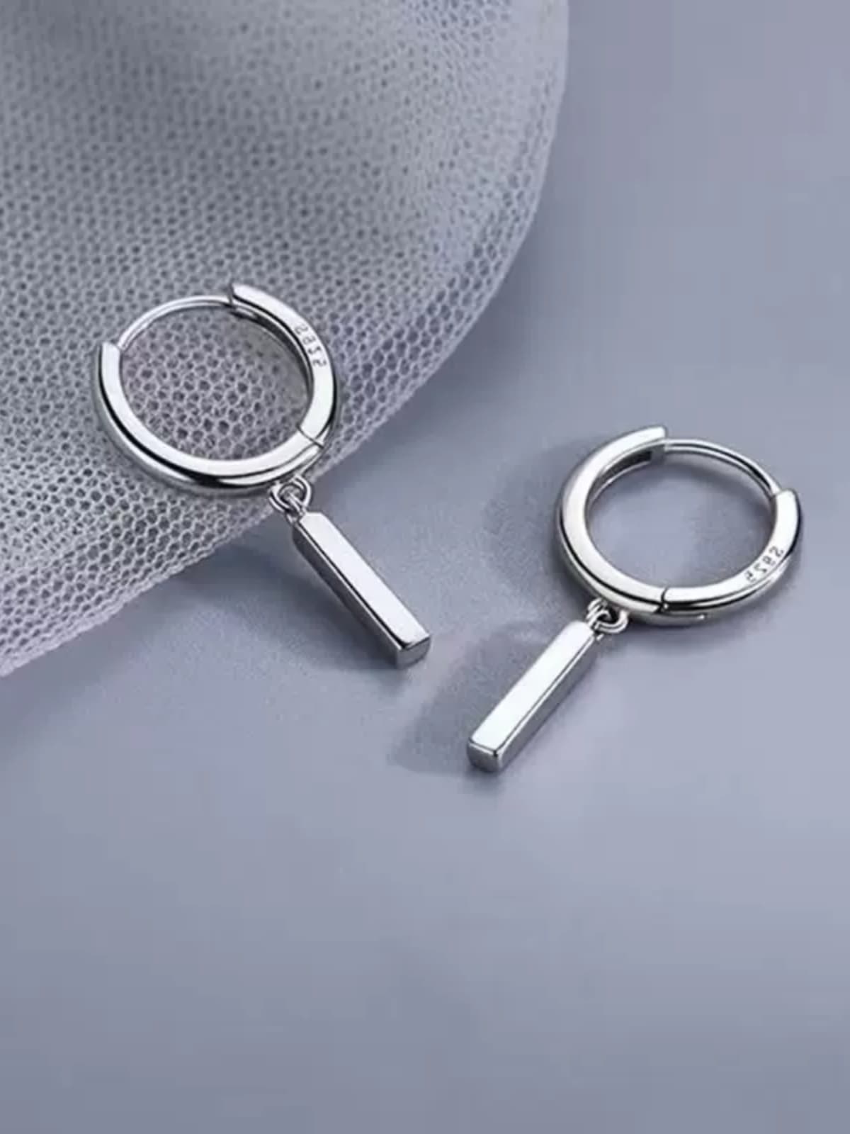 フープ ピアス フープ ピアス 縦長スティックフープピアス