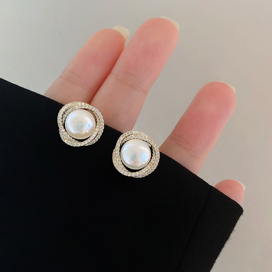 フープ ピアス フープ ピアス 星華の輝き 優美パールドロップ