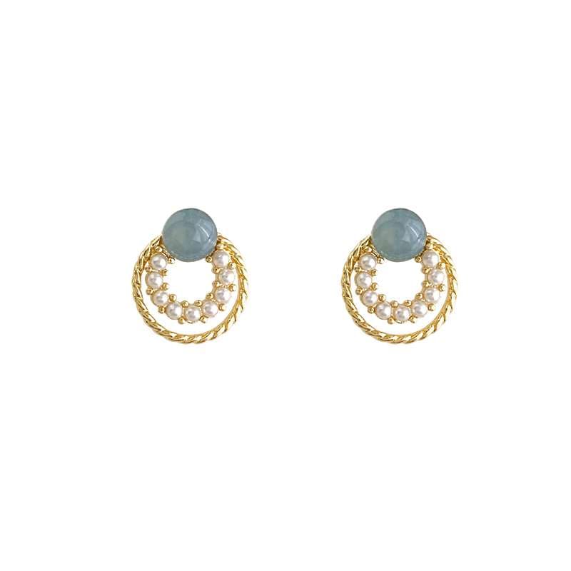 フープ ピアス 優雅な月光輪ピアス