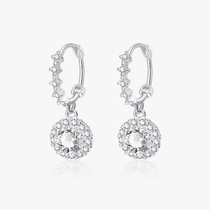 フープ ピアス 煌めき舞う フープダイヤモンドピアス