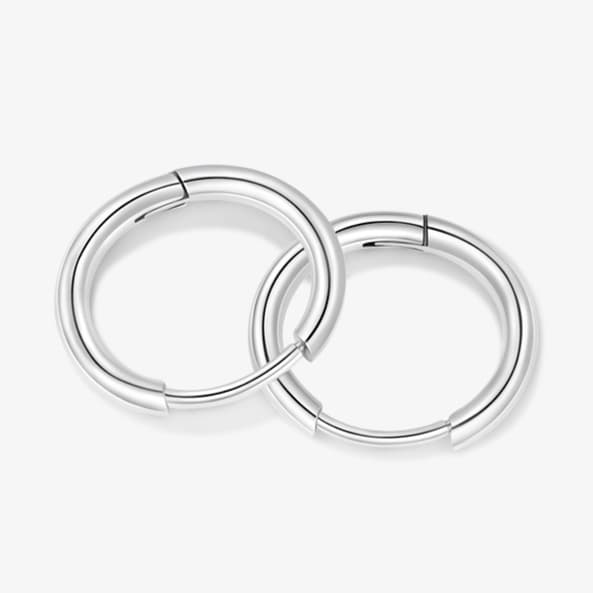 フープ ピアス シンプル輪型フープピアス