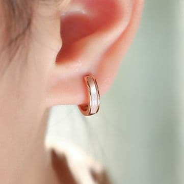 フープ ピアス フープ ピアス 光輝きラグジュアリー輪型耳飾り