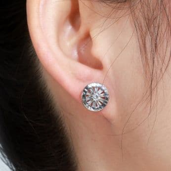 フープ ピアス フープ ピアス 輝き優雅なパール装飾フープピアス