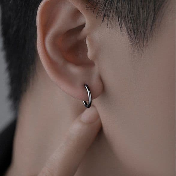 フープ ピアス フープ ピアス 純銀フープピアス 洗練輪