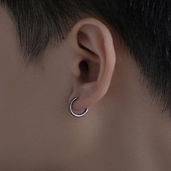 フープ ピアス フープ ピアス 純銀フープピアス 洗練輪