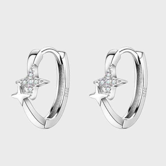 フープ ピアス フープ ピアス 星空煌めき ミニフープピアス