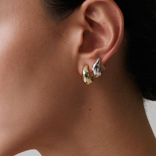 フープ ピアス 月光のしずく フープ ピアス