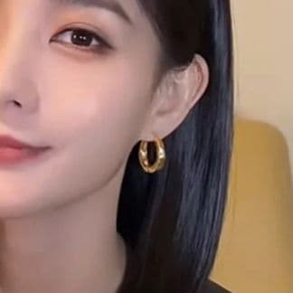 フープ ピアス フープ ピアス 優美な輪郭 洗練フープピアス