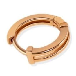 フープ ピアス 洗練された六角形フープ ピアス