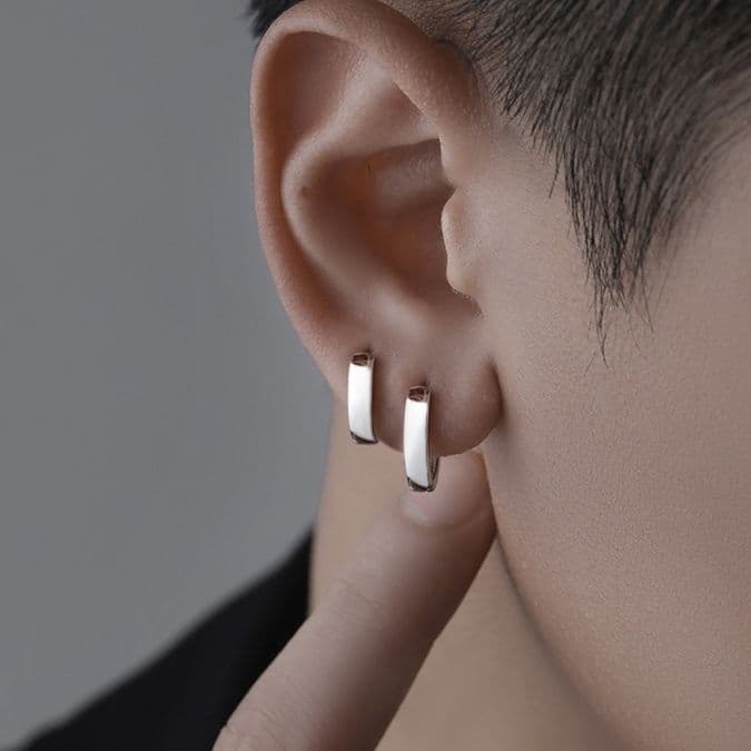 フープ ピアス フープ ピアス 上質な輝き シンプルフープピアス