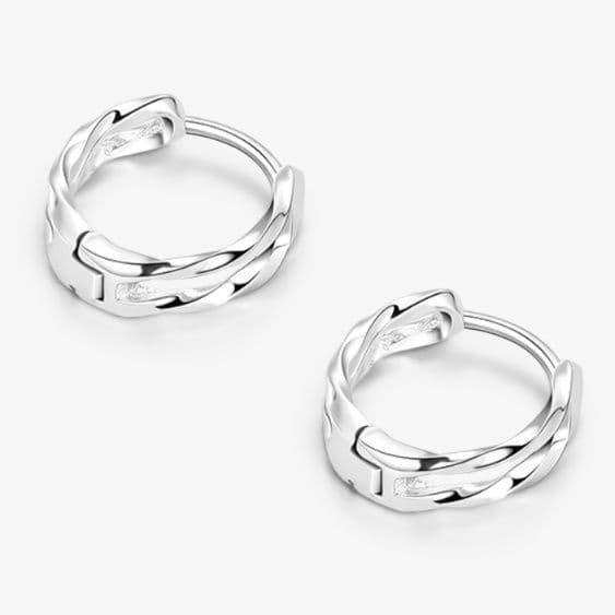 フープ ピアス フープ ピアス 波紋のささやき プラチナフープ