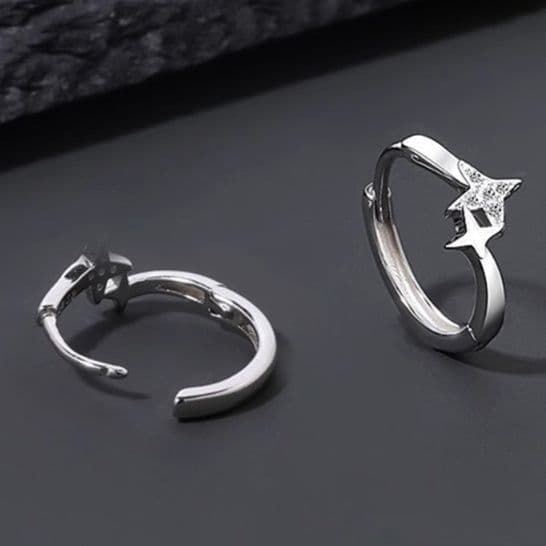 フープ ピアス フープ ピアス 星空きらめきフープピアス