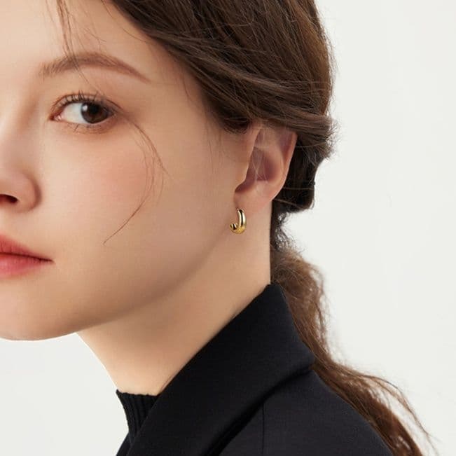 フープ ピアス フープ ピアス 洗練小粒フープピアス