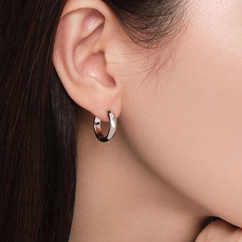 フープ ピアス フープ ピアス 洗練輪華 プラチナフープ