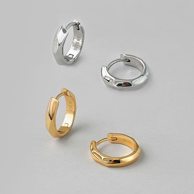 フープ ピアス フープ ピアス 洗練輪華 プラチナフープ