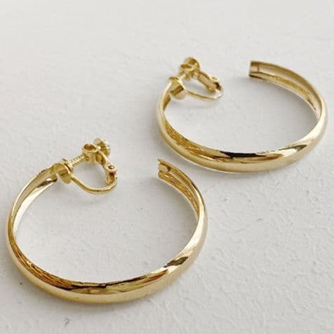 フープ ピアス フープ ピアス 艶やか輪郭 洗練フープ