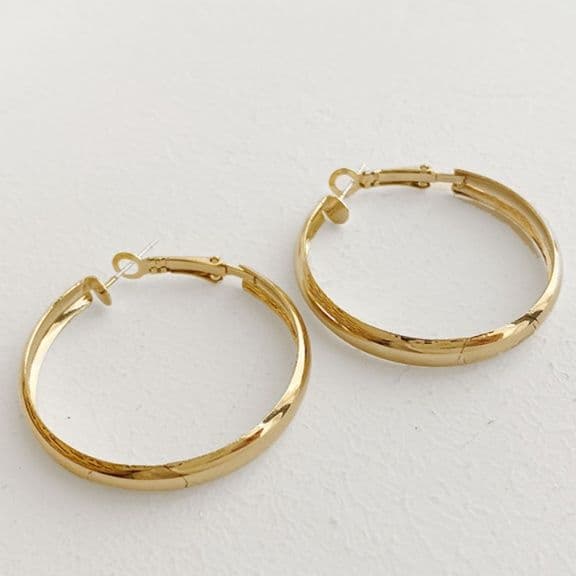フープ ピアス フープ ピアス 艶やか輪郭 洗練フープ