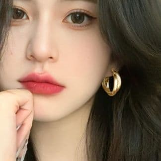 フープ ピアス フープ ピアス クロスデザイン 華やか輪環