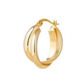 フープ ピアス フープ ピアス クロスデザイン 華やか輪環