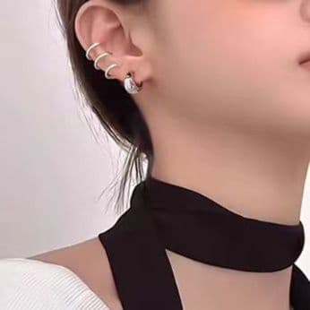 フープ ピアス フープ ピアス 艶やか丸みフープピアス