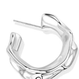 フープ ピアス フープ ピアス 波紋デザイン フープピアス