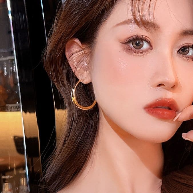 フープ ピアス 洗練輪円 優美フープ
