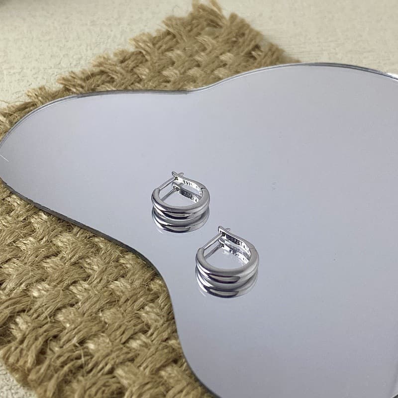 シンプル フープ ピアス