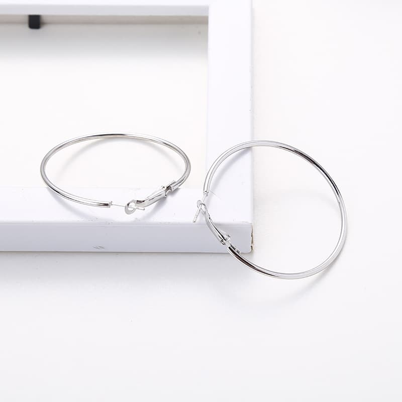 フープ ピアス フープ ピアス 洗練された輝きの円環ピアス