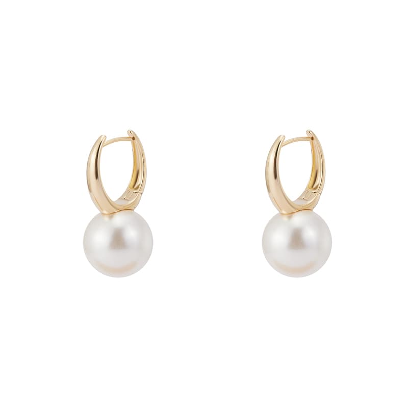 フープ ピアス フープ ピアス 優美しずく パール フープピアス