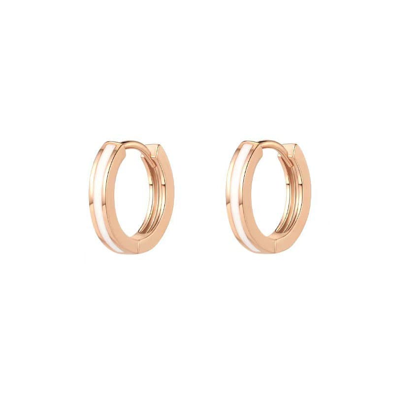 フープ ピアス 上品シンプル輝き フープ ピアス