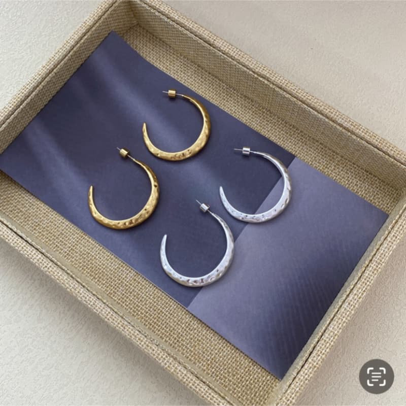 月光のささやき フープ ピアス
